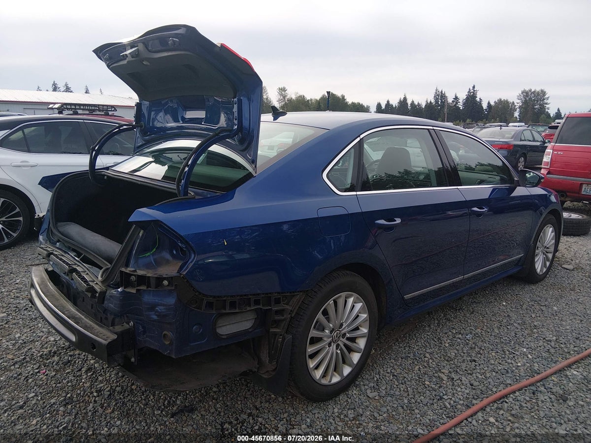 2016 VOLKSWAGEN PASSAT 1.8T SE — снимка 4