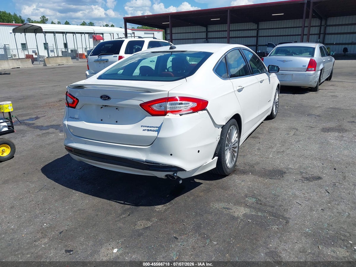 2014 FORD FUSION HYBRID TITANIUM — снимка 4