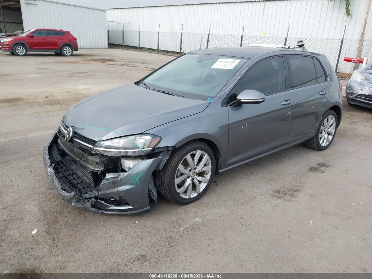 2019 VOLKSWAGEN GOLF 1.4T S/1.4T SE — снимка 2