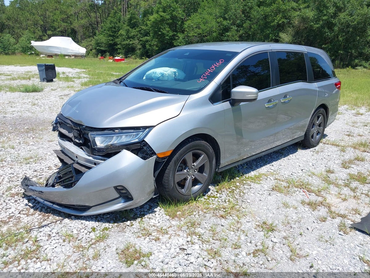 2022 HONDA ODYSSEY EX — снимка 2