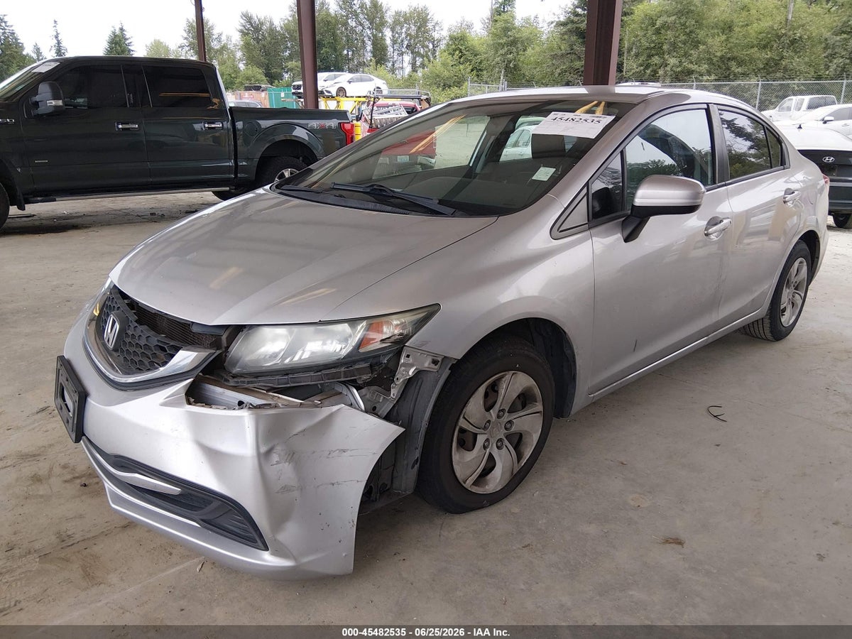 2015 HONDA CIVIC LX — снимка 2