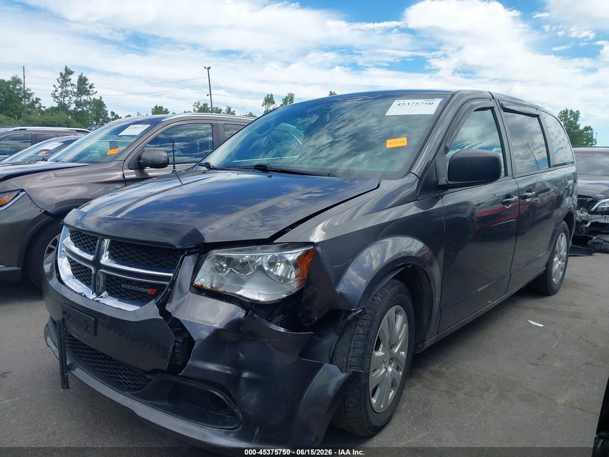 2018 DODGE GRAND CARAVAN SE — снимка 2