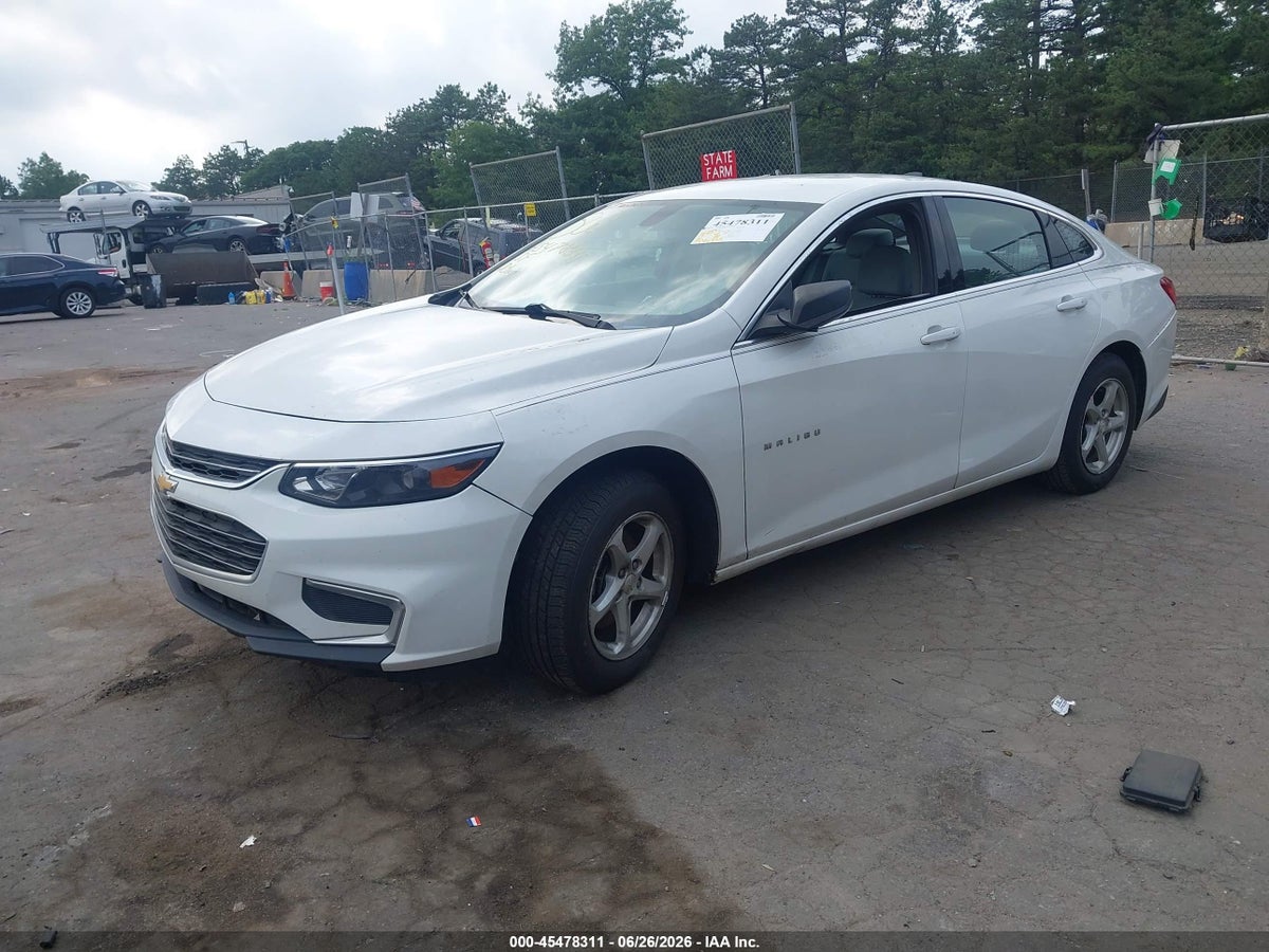 2017 CHEVROLET MALIBU 1FL — снимка 2