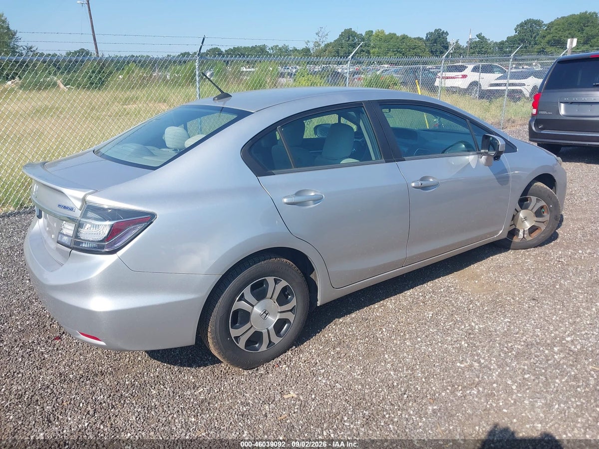2014 HONDA CIVIC HYBRID — снимка 4