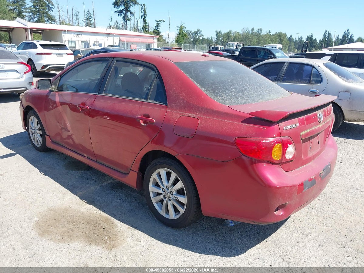 2010 TOYOTA COROLLA S — снимка 3
