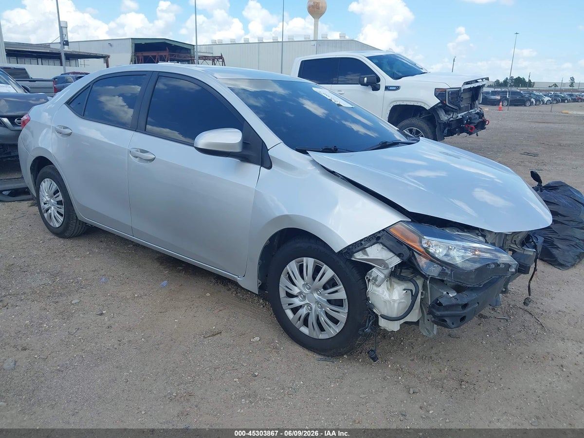 2018 TOYOTA COROLLA L