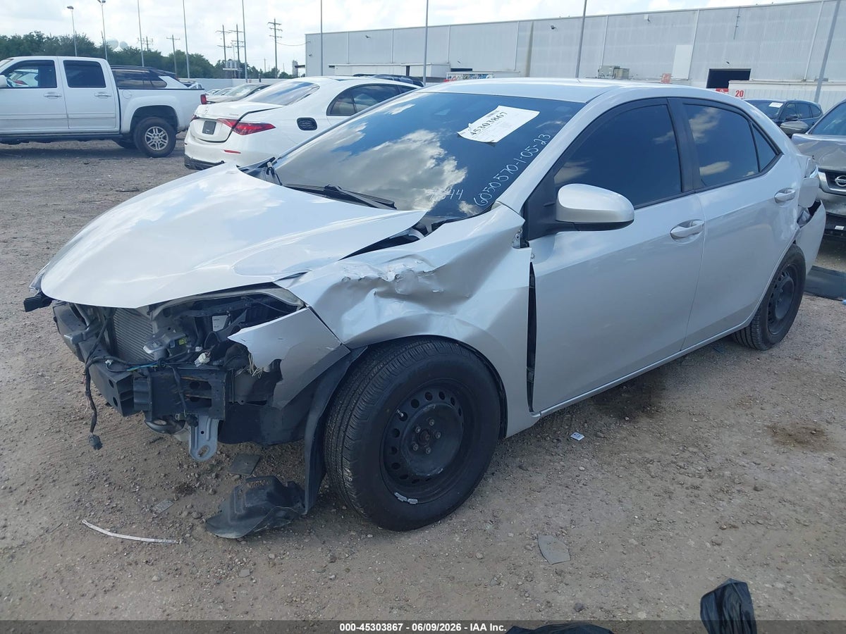 2018 TOYOTA COROLLA L — снимка 2
