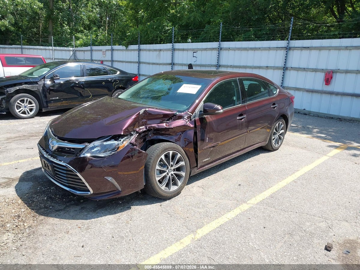 2016 TOYOTA AVALON HYBRID XLE PREMIUM — снимка 2