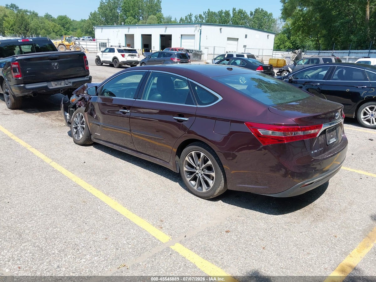 2016 TOYOTA AVALON HYBRID XLE PREMIUM — снимка 3
