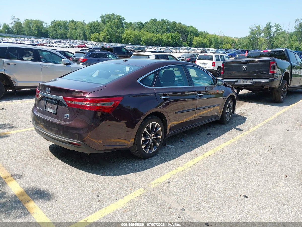 2016 TOYOTA AVALON HYBRID XLE PREMIUM — снимка 4