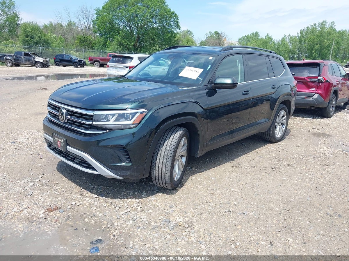 2021 VOLKSWAGEN ATLAS 3.6L V6 SE W/TECHNOLOGY — снимка 2