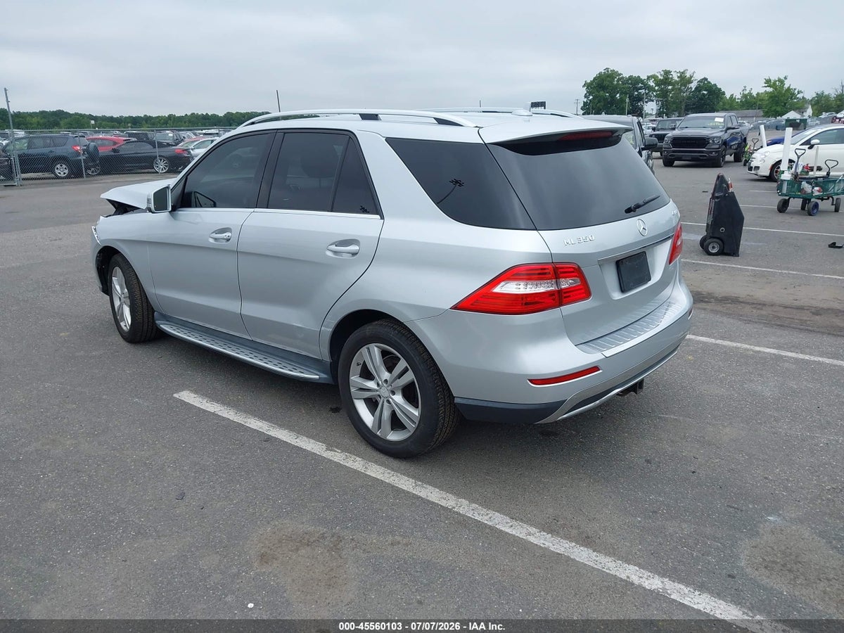 2014 MERCEDES-BENZ ML 350 4MATIC — снимка 3