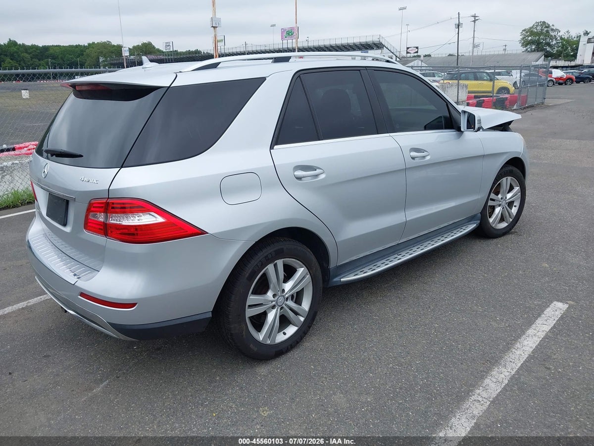 2014 MERCEDES-BENZ ML 350 4MATIC — снимка 4