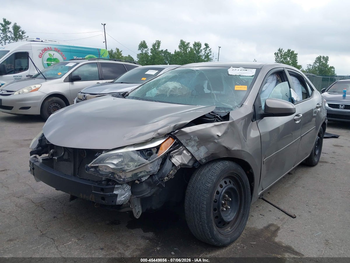 2014 TOYOTA COROLLA LE — снимка 2