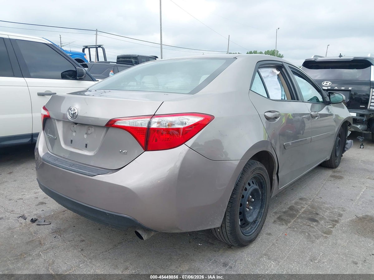 2014 TOYOTA COROLLA LE — снимка 4