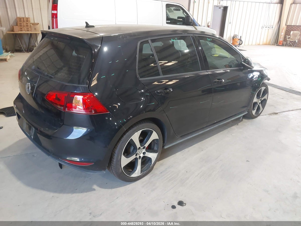 2017 VOLKSWAGEN GOLF GTI AUTOBAHN 4-DOOR/S 4-DOOR/SE 4-DOOR/SPORT 4-DOOR — снимка 4