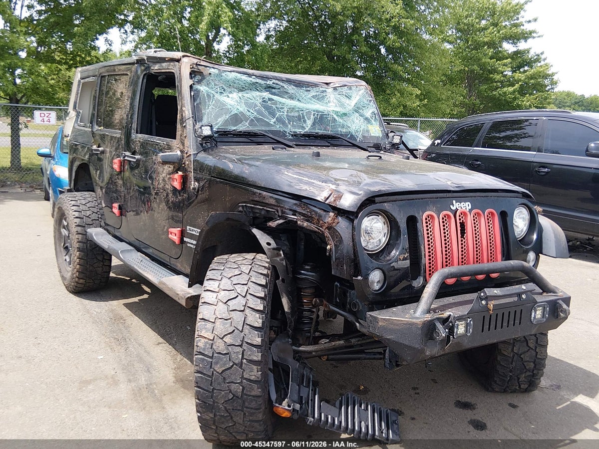 2017 JEEP WRANGLER UNLIMITED SPORT 4X4