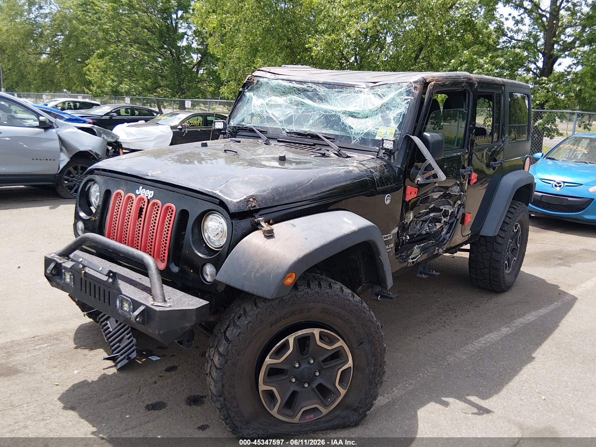 2017 JEEP WRANGLER UNLIMITED SPORT 4X4 — снимка 2