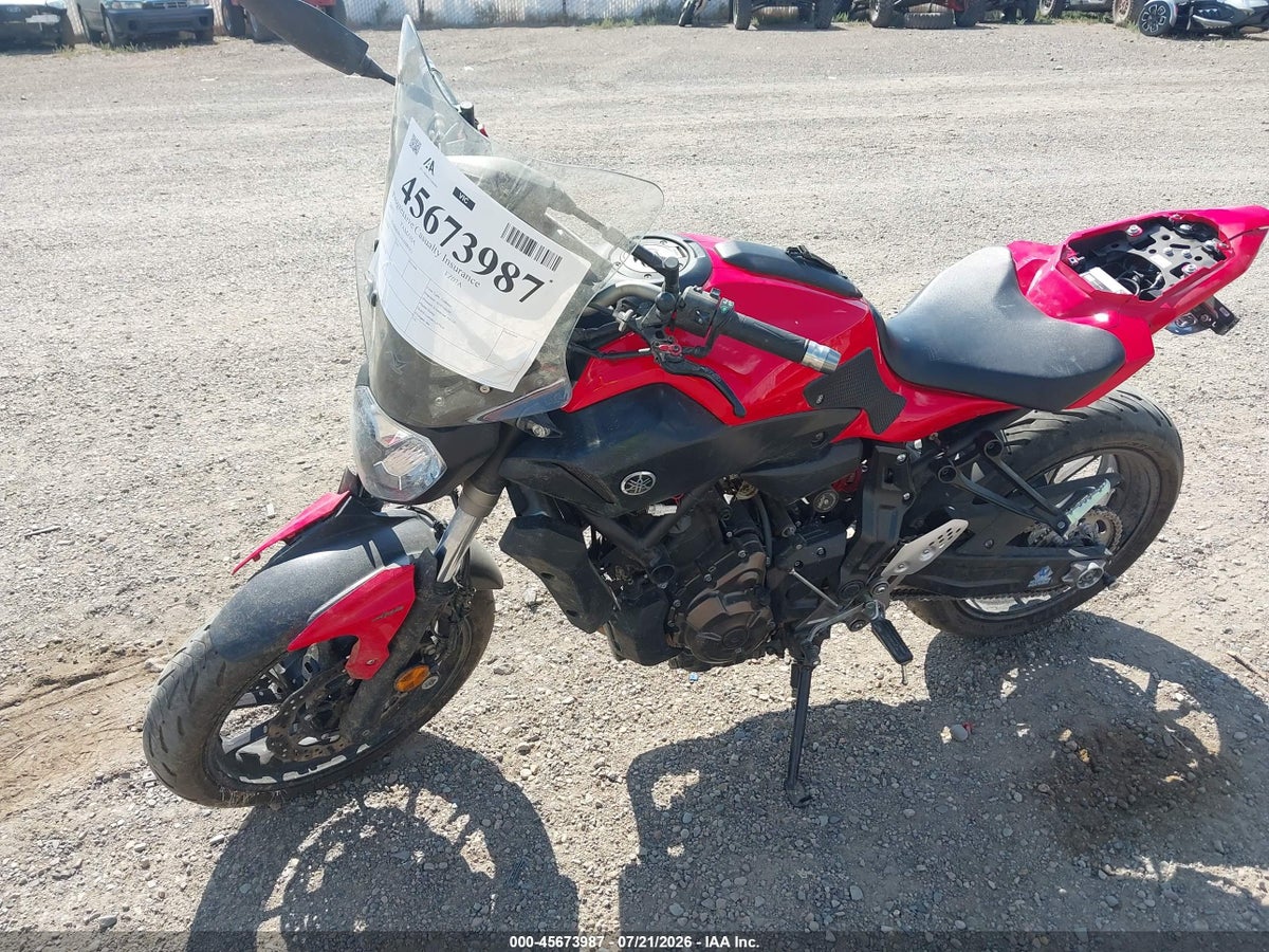 2017 YAMAHA FZ07A — снимка 2