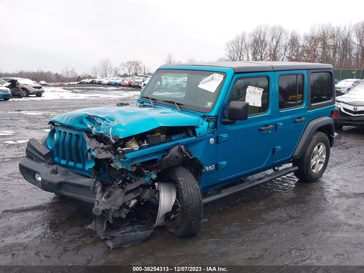 2019 JEEP WRANGLER UNLIMITED SPORT S 4X4 — снимка 2