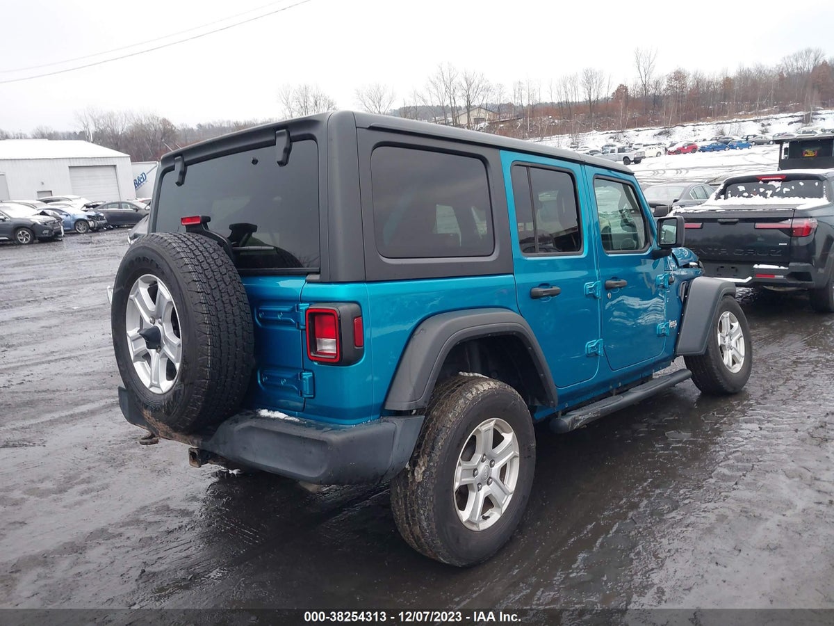 2019 JEEP WRANGLER UNLIMITED SPORT S 4X4 — снимка 4