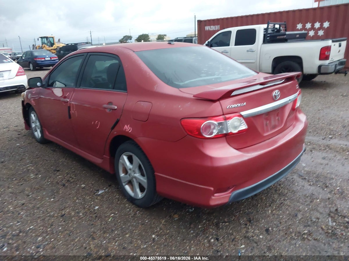2012 TOYOTA COROLLA S — снимка 3