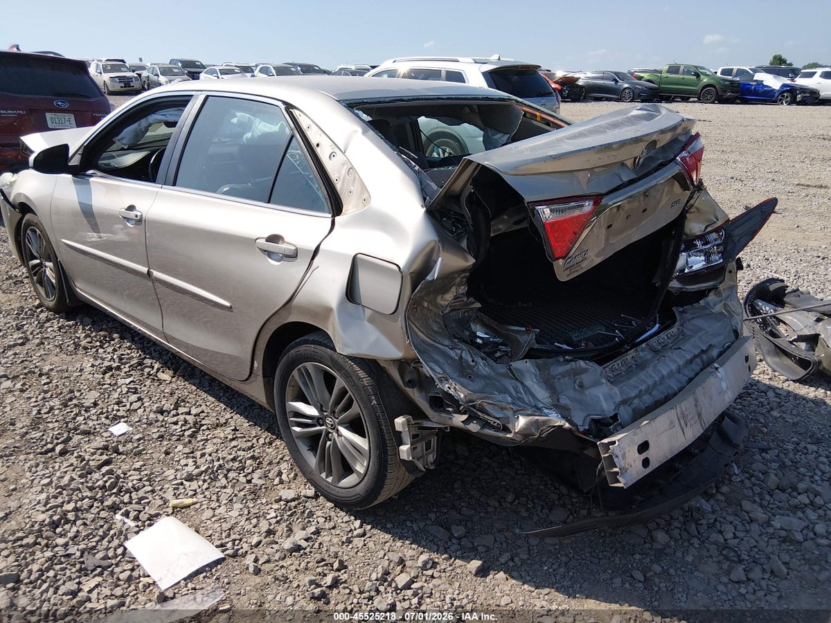 2017 TOYOTA CAMRY SE — снимка 3