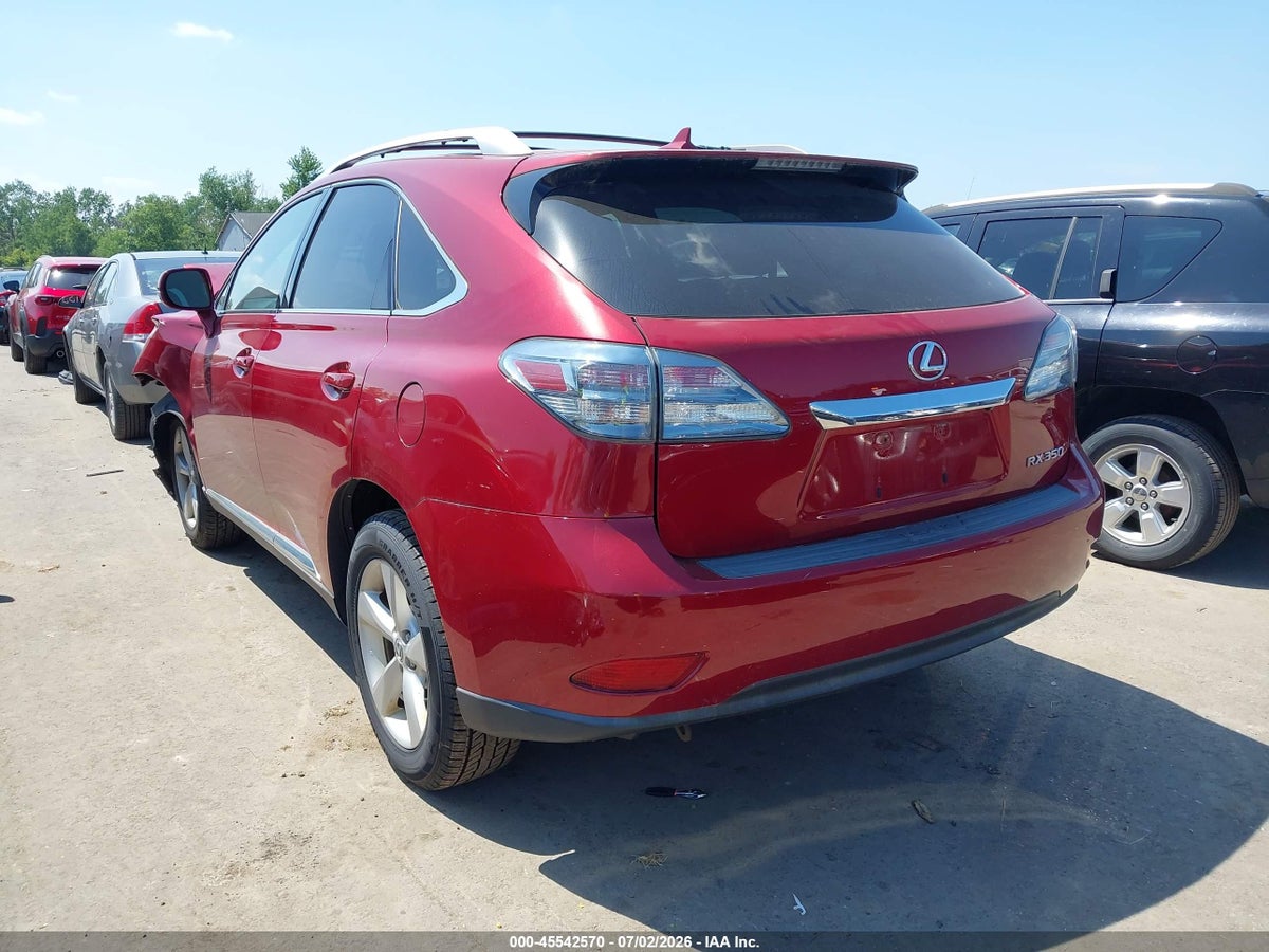 2012 LEXUS RX 350 — снимка 3
