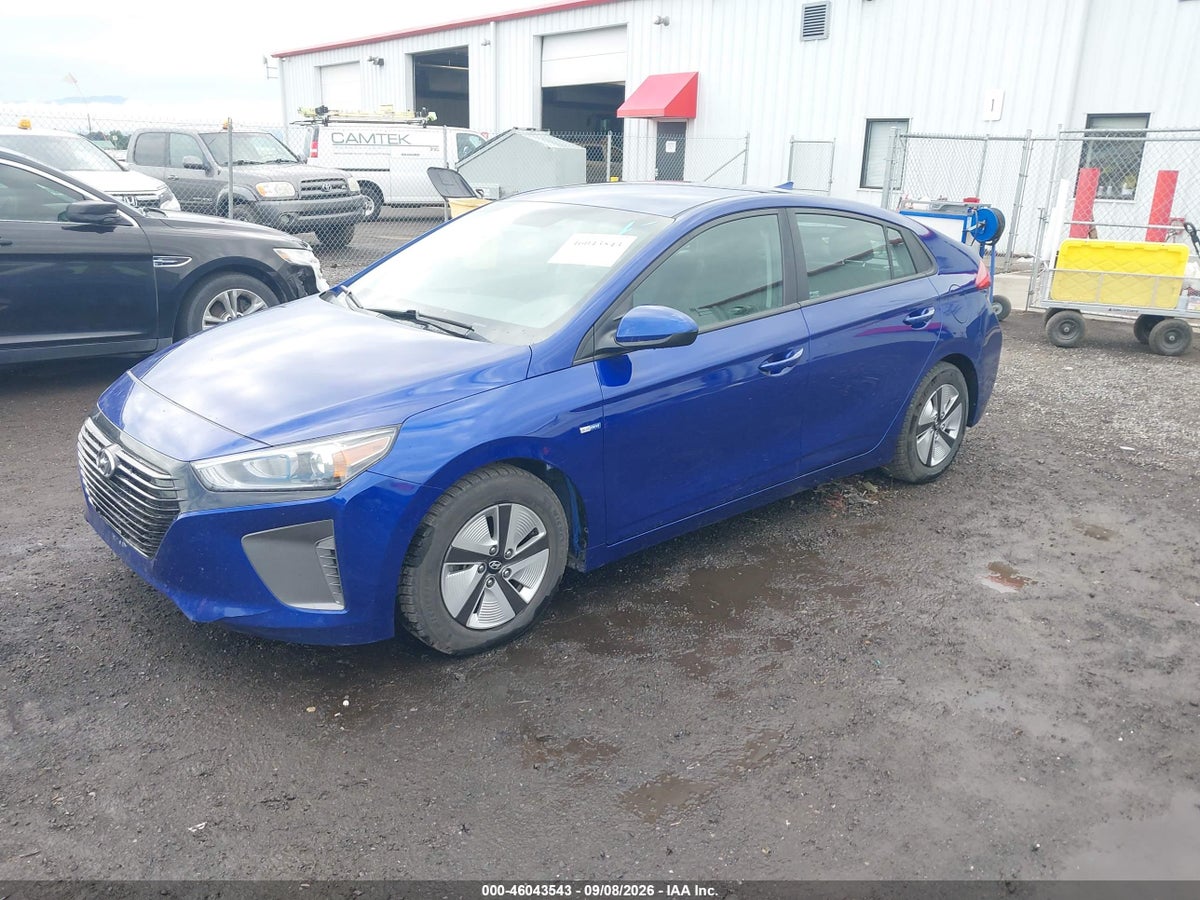 2019 HYUNDAI IONIQ HYBRID BLUE — снимка 2