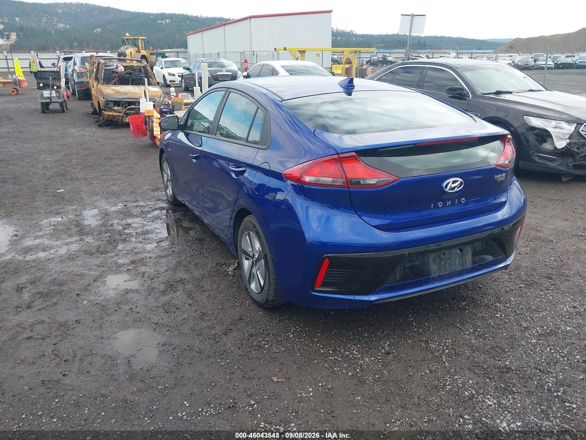 2019 HYUNDAI IONIQ HYBRID BLUE — снимка 3