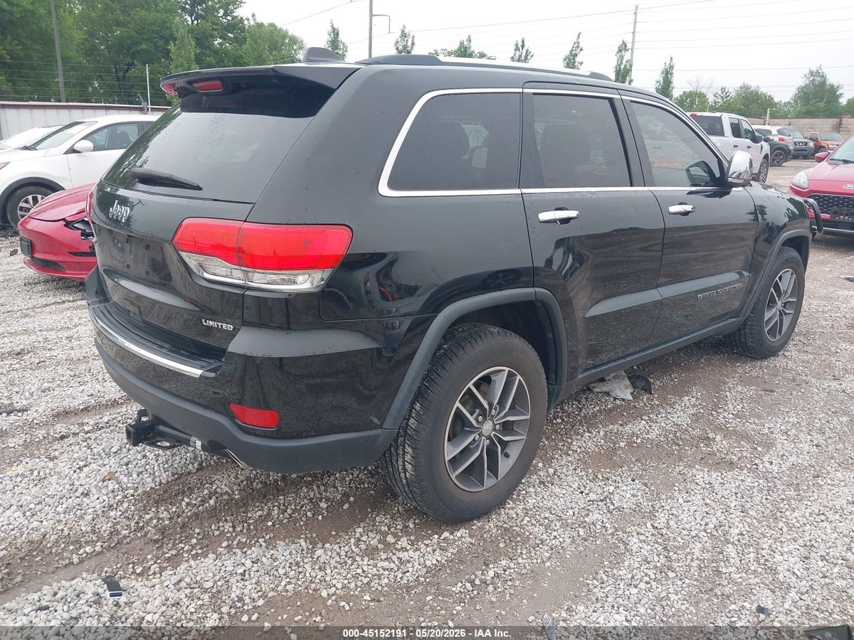 2017 JEEP GRAND CHEROKEE LIMITED 4X2 — снимка 4