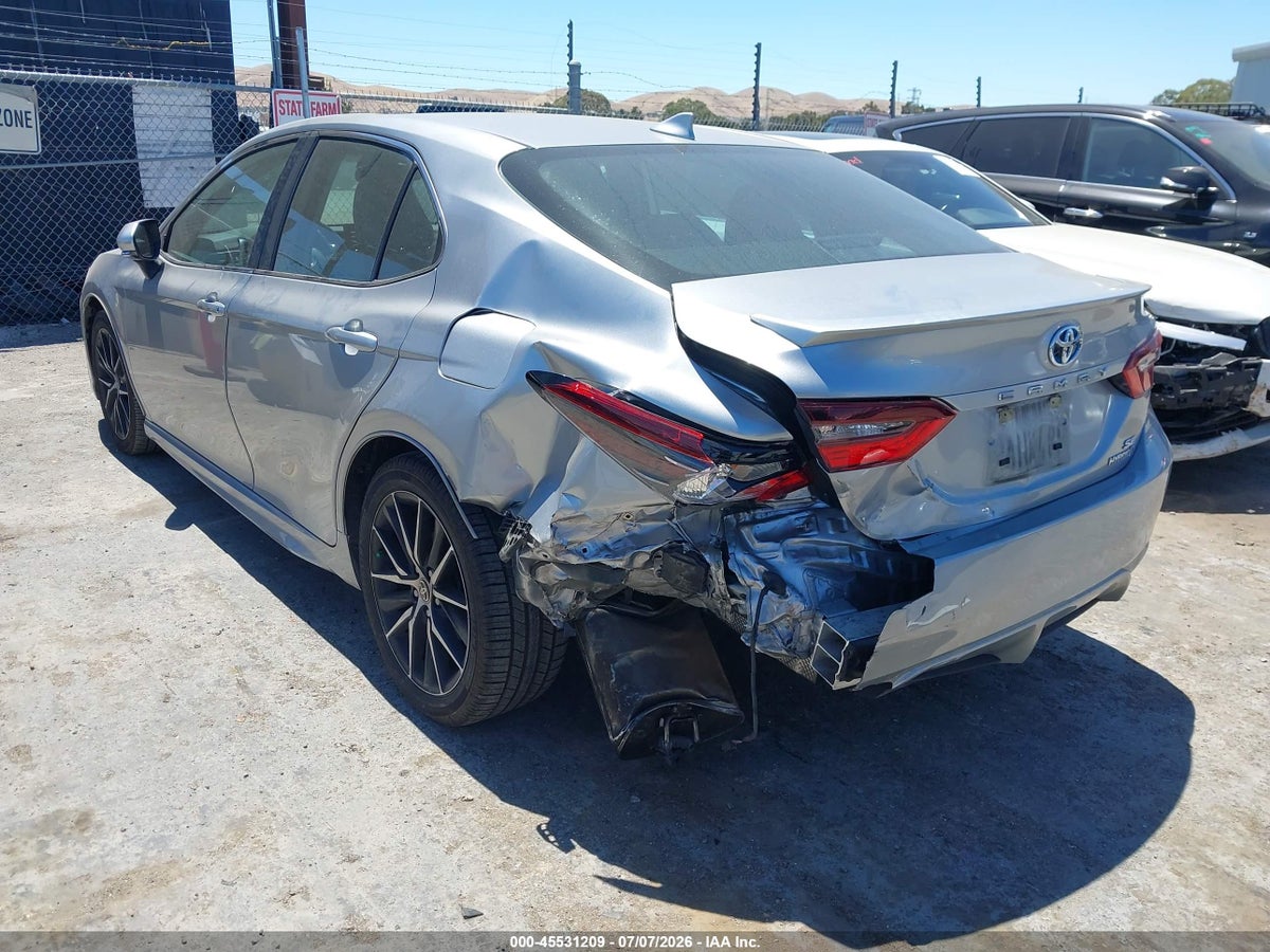 2022 TOYOTA CAMRY SE HYBRID — снимка 3