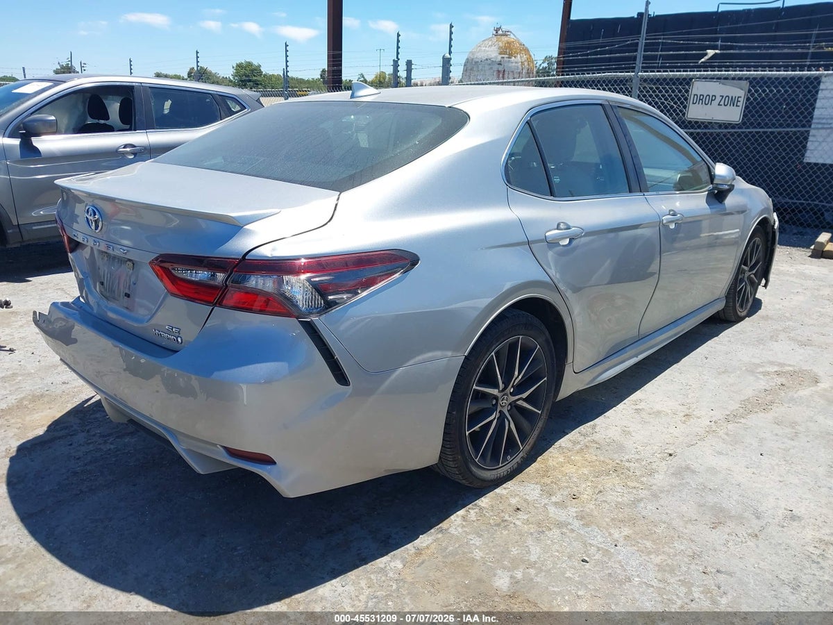 2022 TOYOTA CAMRY SE HYBRID — снимка 4