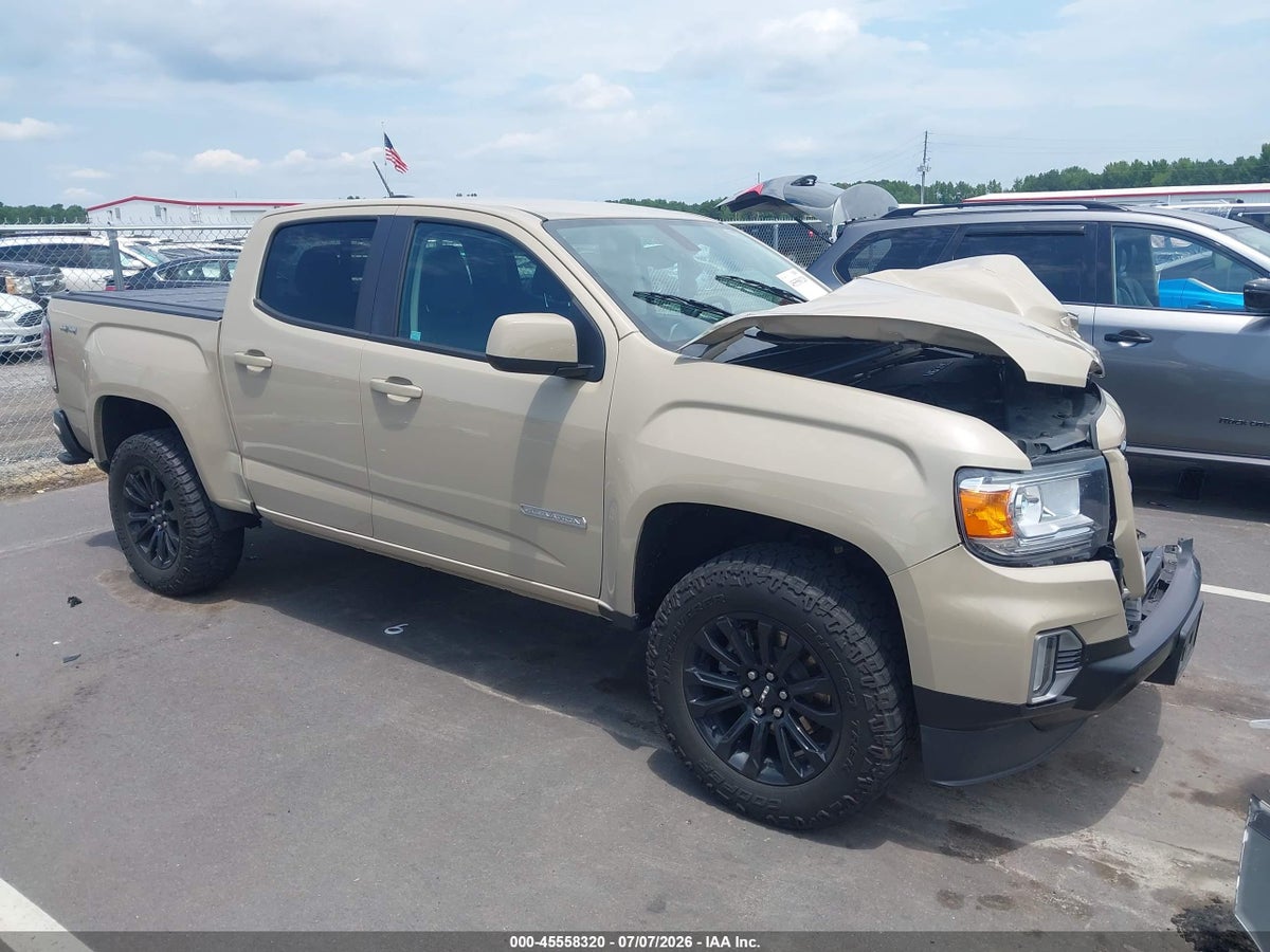 2021 GMC CANYON 4WD SHORT BOX ELEVATION