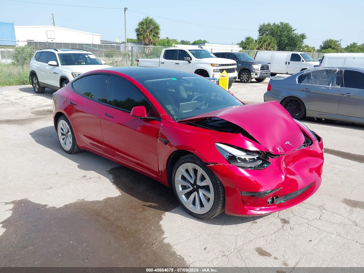 2022 TESLA MODEL 3 LONG RANGE DUAL MOTOR ALL-WHEEL DRIVE