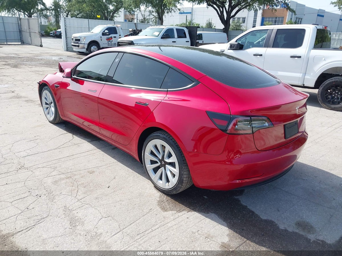 2022 TESLA MODEL 3 LONG RANGE DUAL MOTOR ALL-WHEEL DRIVE — снимка 3