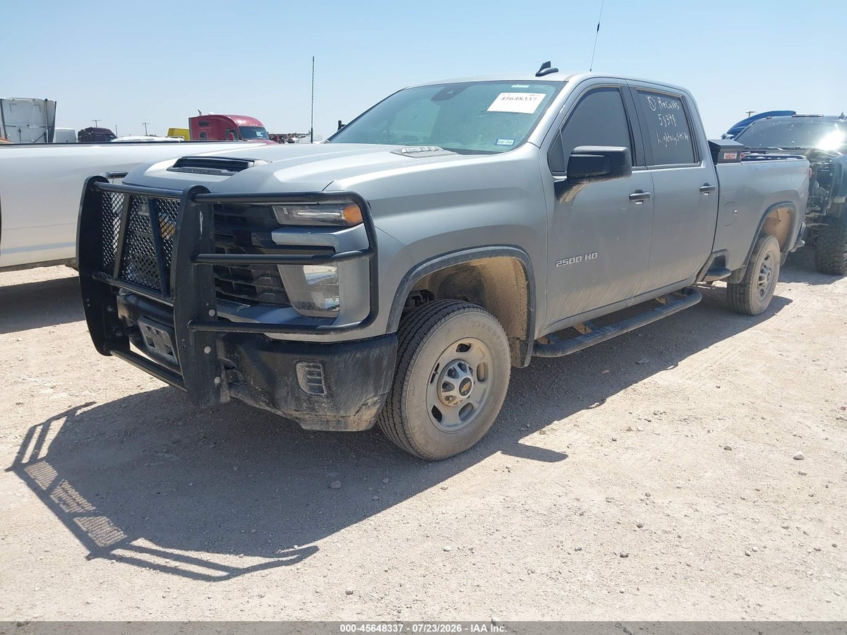 2024 CHEVROLET SILVERADO 2500HD 4WD LONG BED WORK TRUCK — снимка 2