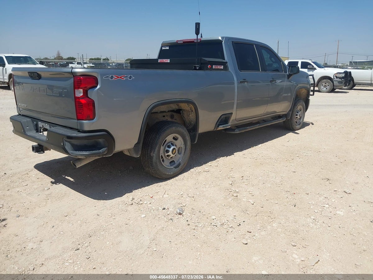 2024 CHEVROLET SILVERADO 2500HD 4WD LONG BED WORK TRUCK — снимка 4