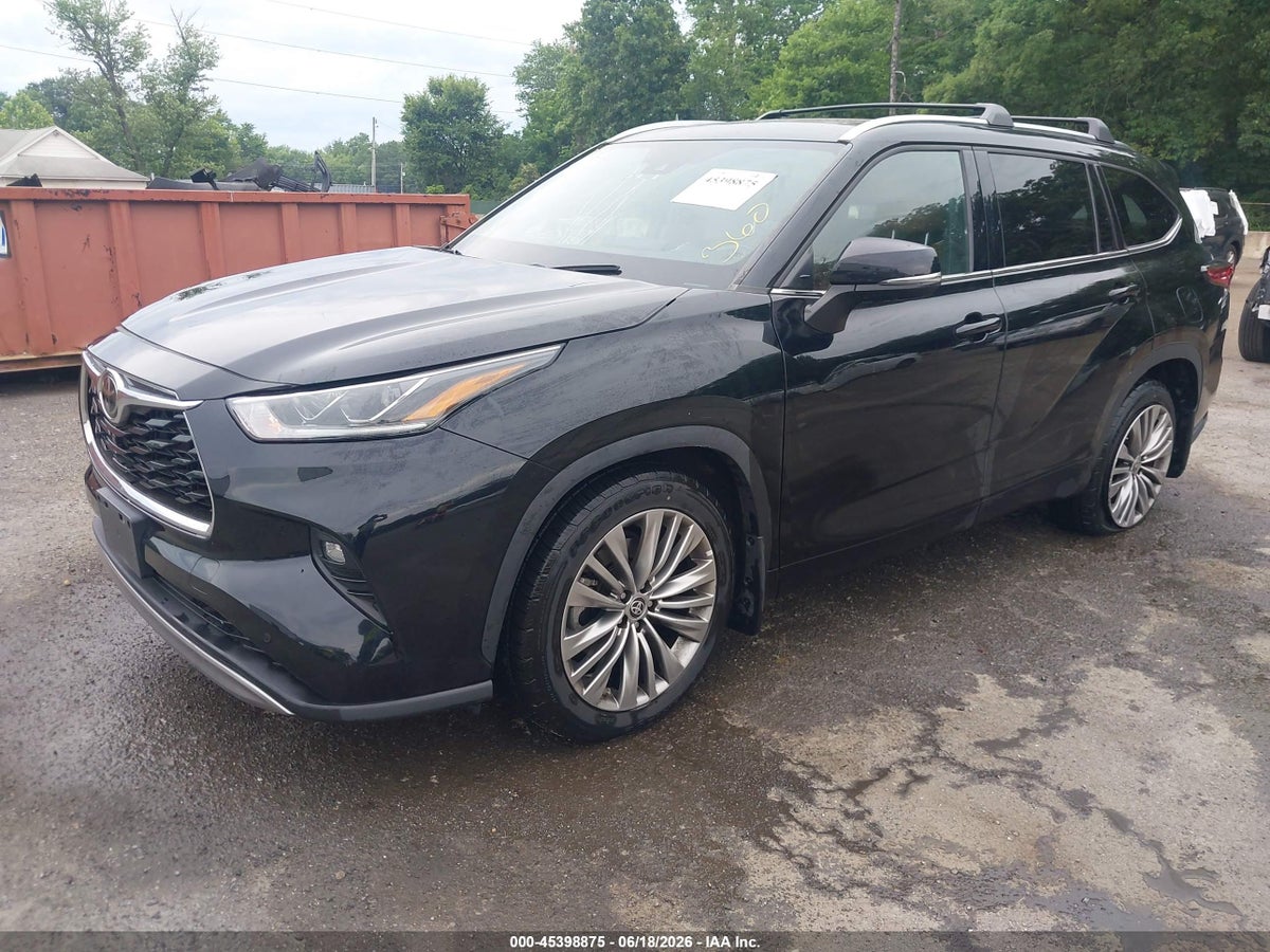 2022 TOYOTA HIGHLANDER PLATINUM — снимка 2