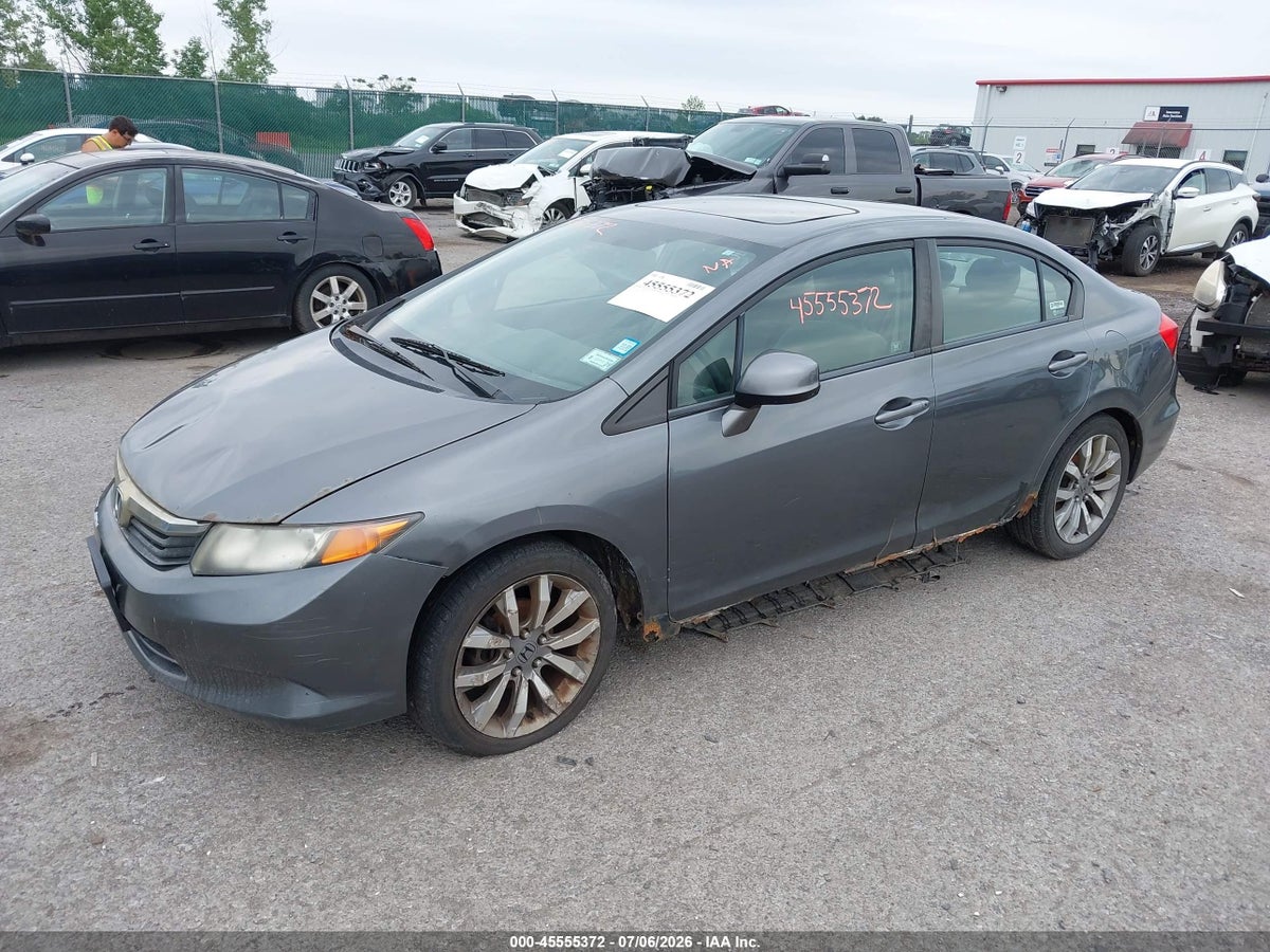 2012 HONDA CIVIC EX — снимка 2