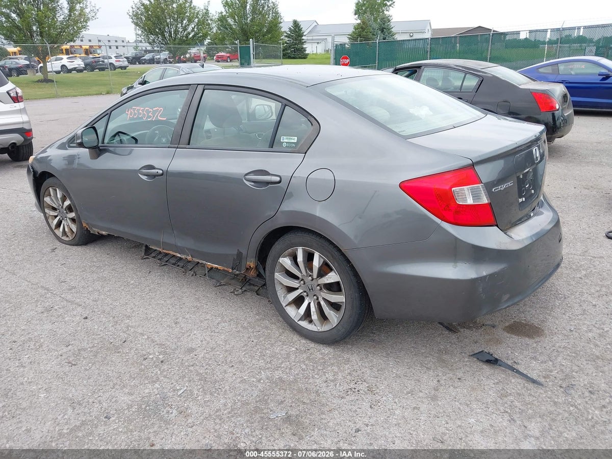 2012 HONDA CIVIC EX — снимка 3