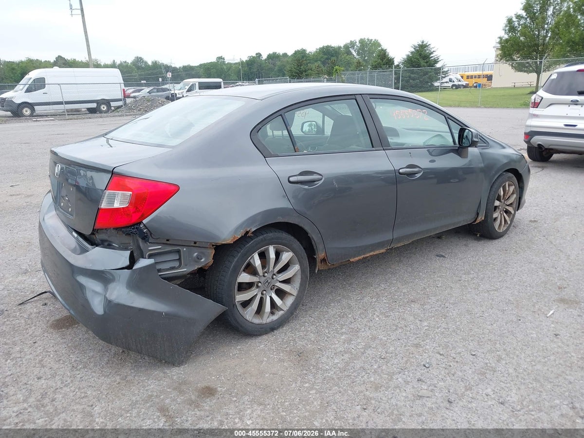 2012 HONDA CIVIC EX — снимка 4