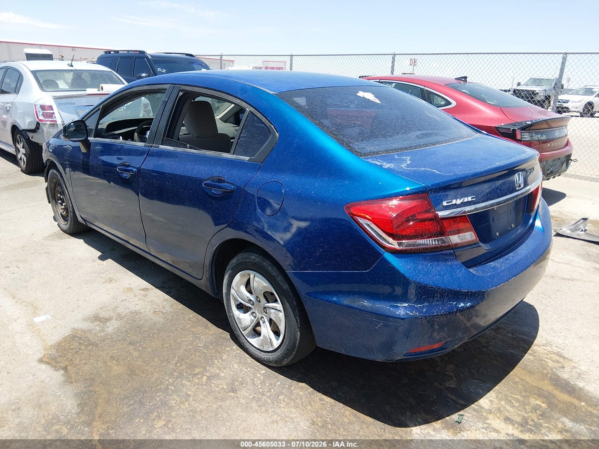 2013 HONDA CIVIC LX — снимка 3