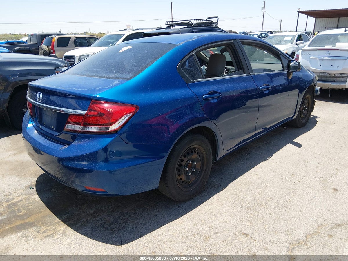 2013 HONDA CIVIC LX — снимка 4