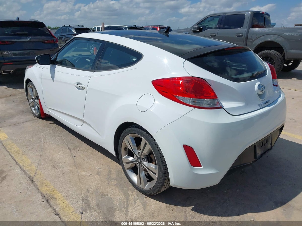 2017 HYUNDAI VELOSTER VALUE EDITION — снимка 3