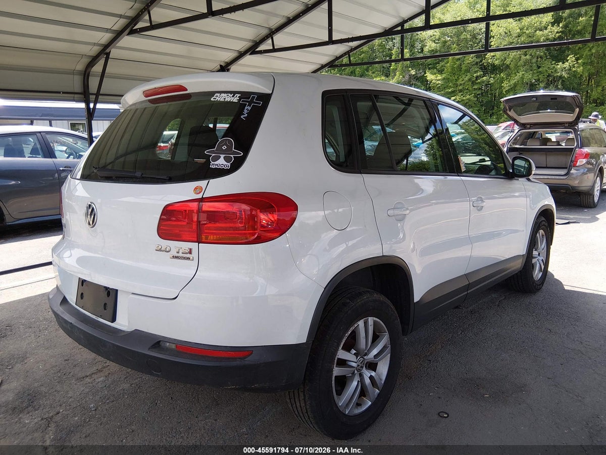 2014 VOLKSWAGEN TIGUAN S — снимка 4