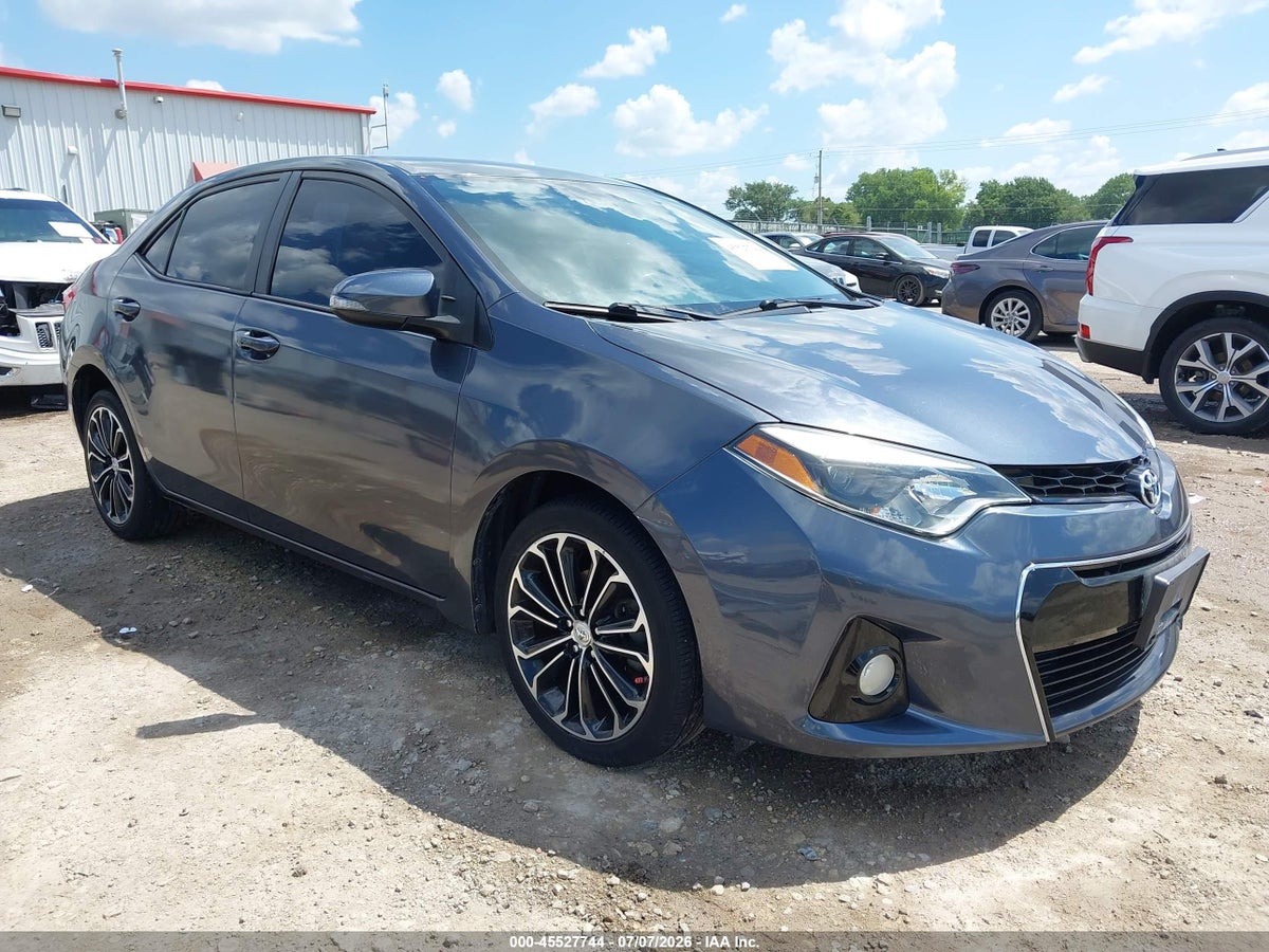 2016 TOYOTA COROLLA S PLUS