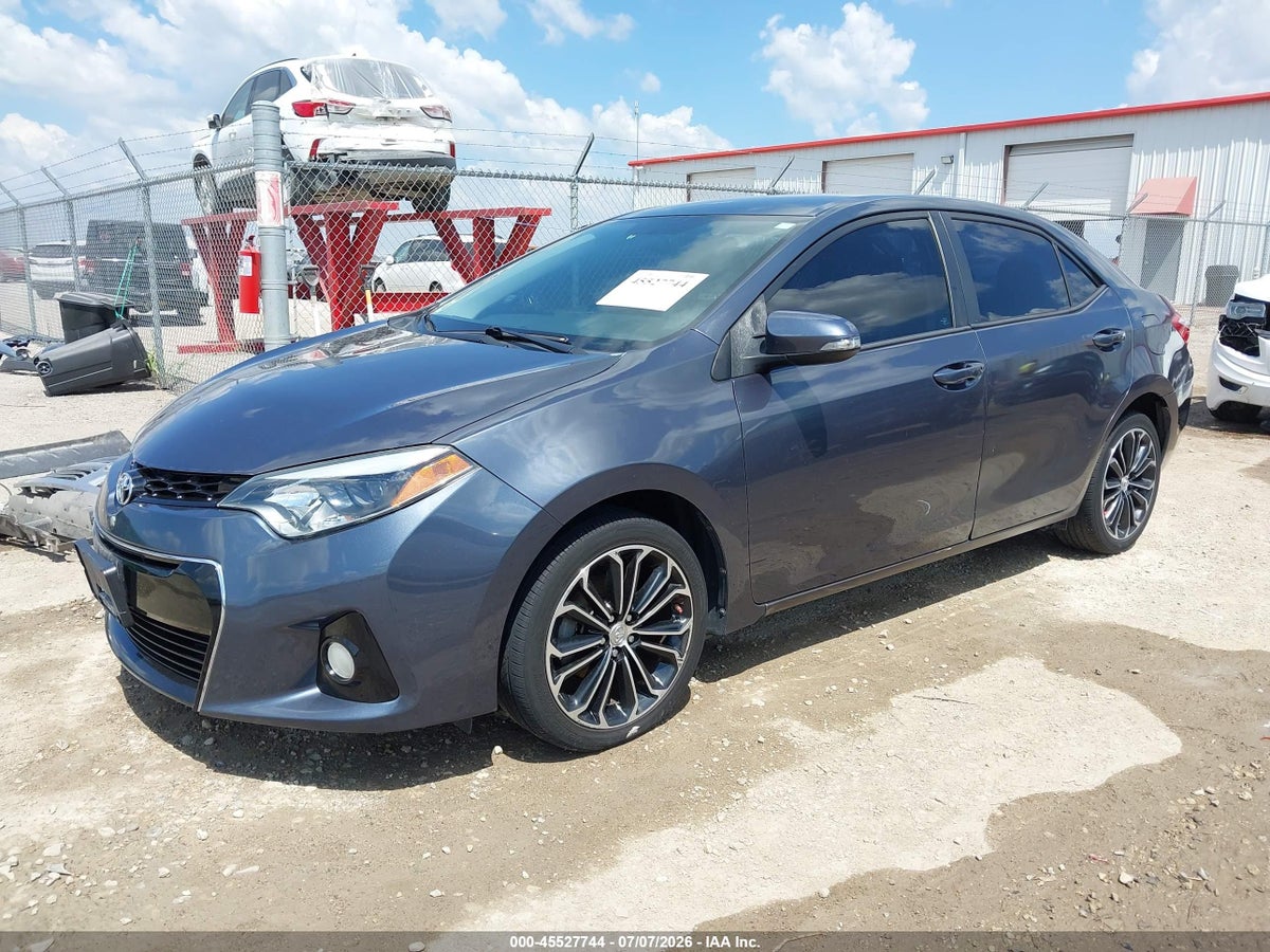 2016 TOYOTA COROLLA S PLUS — снимка 2