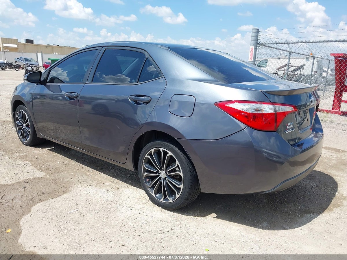 2016 TOYOTA COROLLA S PLUS — снимка 3