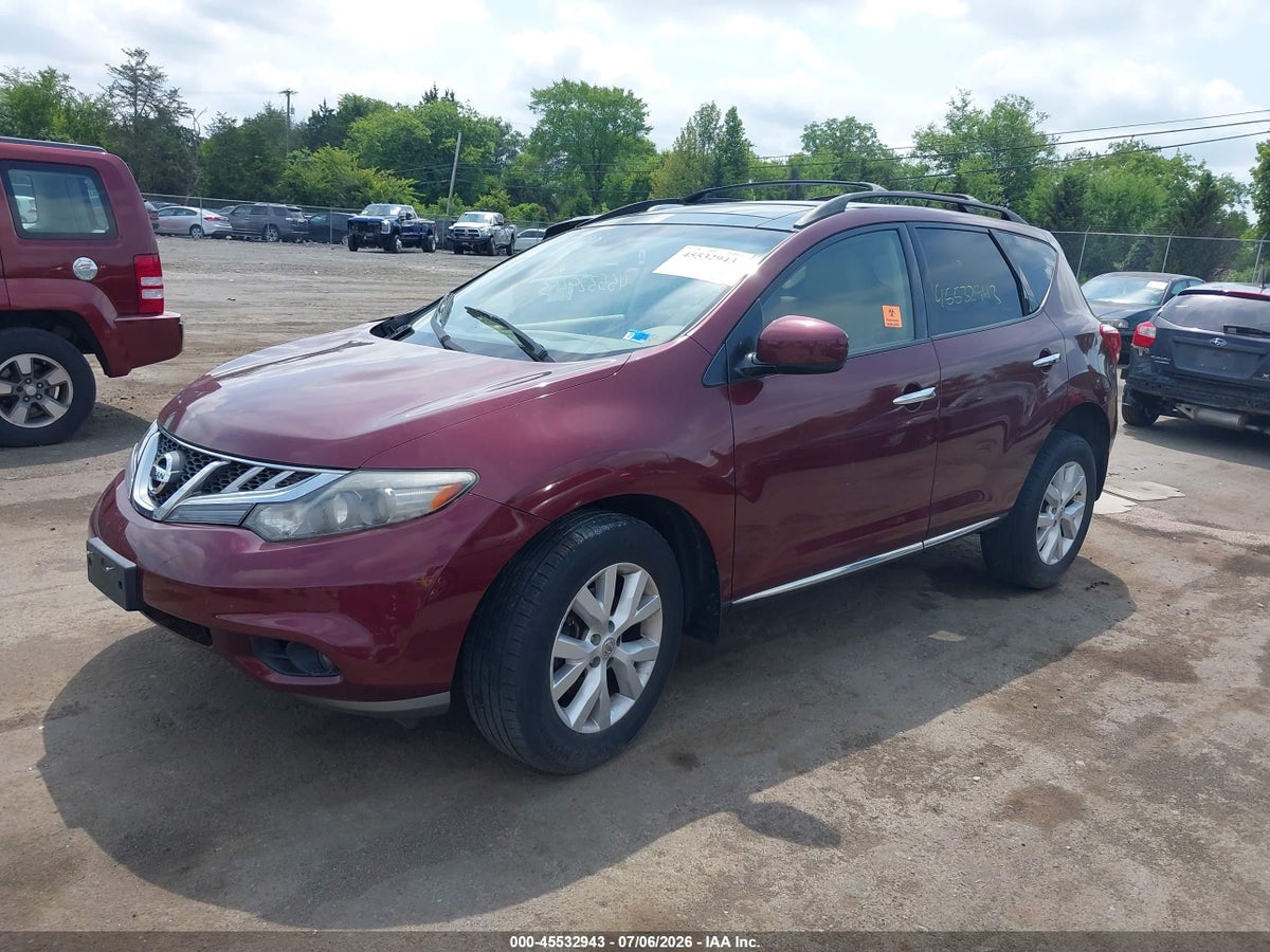 2012 NISSAN MURANO SL — снимка 2